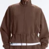 Chaqueta Soft Touch de modal suave con ribete