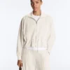Chaqueta Soft Touch de modal suave con ribete Chaqueta Soft Touch de modal suave con ribete