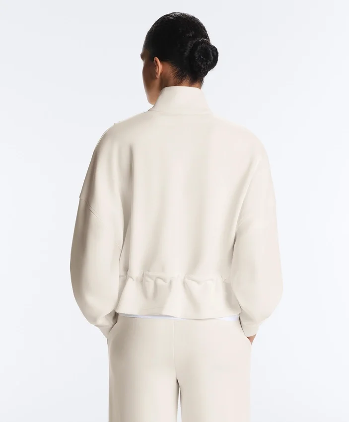 Chaqueta Soft Touch de modal suave con ribete Chaqueta Soft Touch de modal suave con ribete