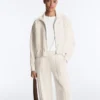 Chaqueta Soft Touch de modal suave con ribete Chaqueta Soft Touch de modal suave con ribete