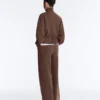Chaqueta Soft Touch de modal suave con ribete