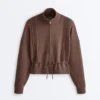 Chaqueta Soft Touch de modal suave con ribete