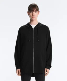 Chaqueta Soft Touch larga con modal