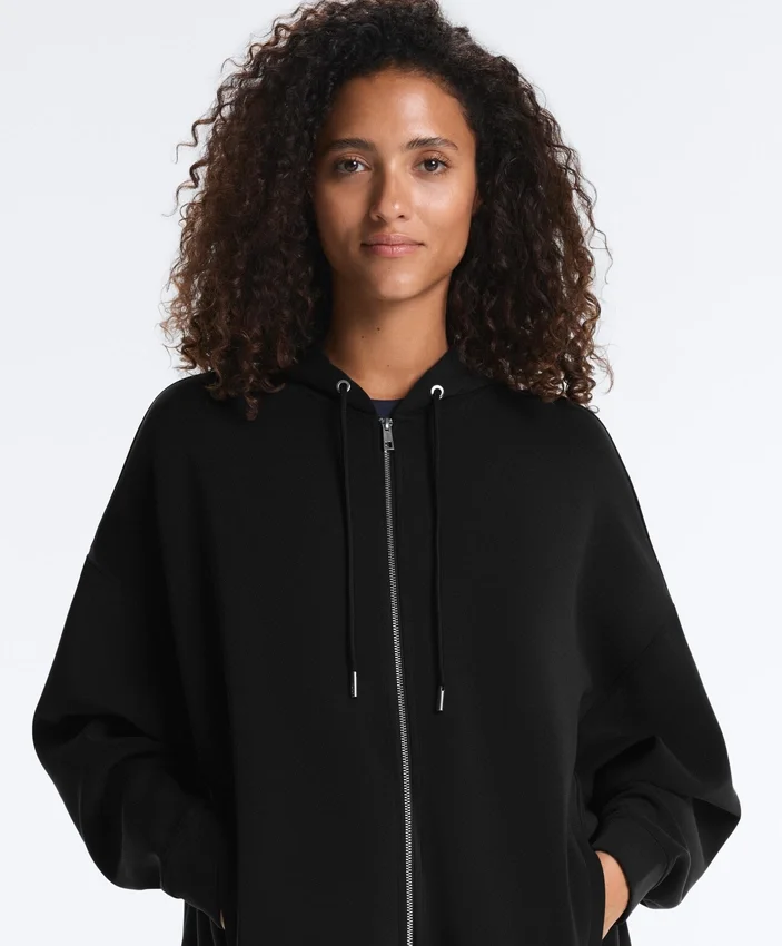 Chaqueta Soft Touch larga con modal Chaqueta Soft Touch larga con modal