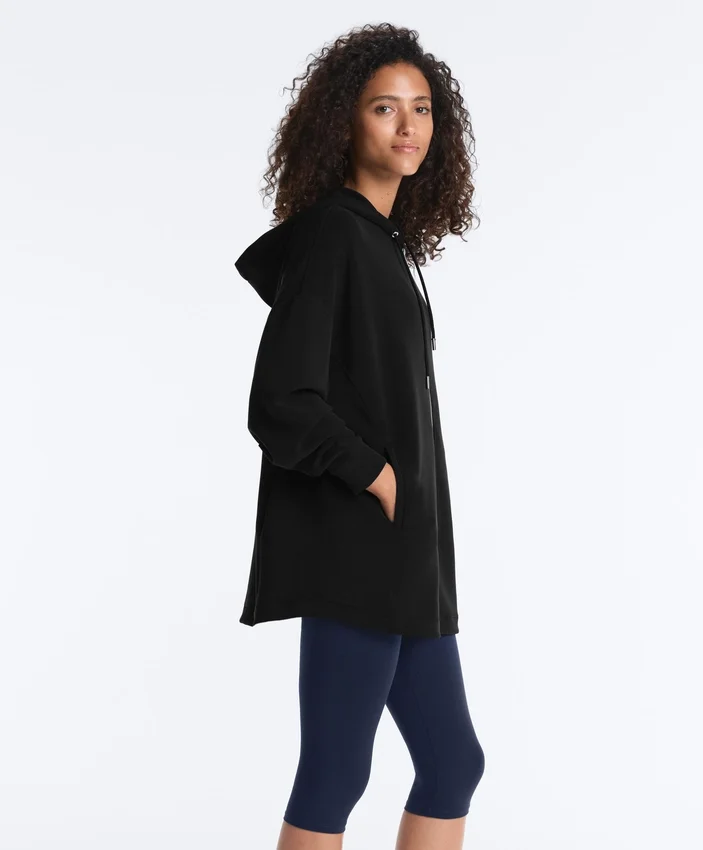 Chaqueta Soft Touch larga con modal Chaqueta Soft Touch larga con modal