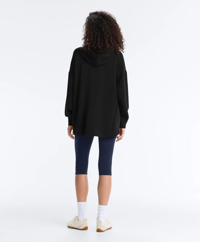 Chaqueta Soft Touch larga con modal Chaqueta Soft Touch larga con modal