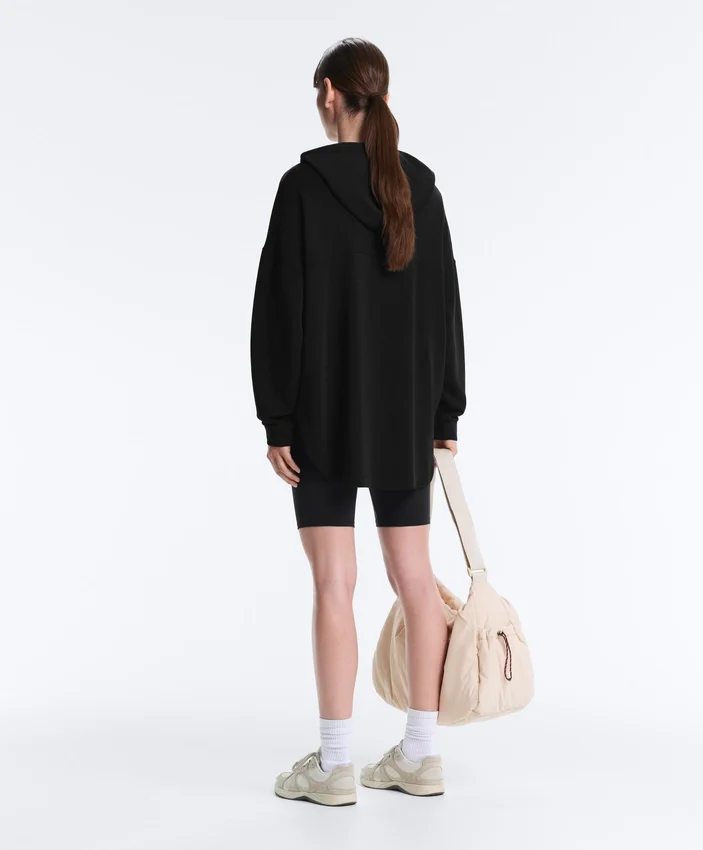 Chaqueta Soft Touch larga con modal Chaqueta Soft Touch larga con modal