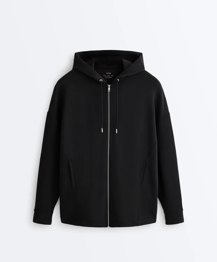 Chaqueta Soft Touch larga con modal Chaqueta Soft Touch larga con modal