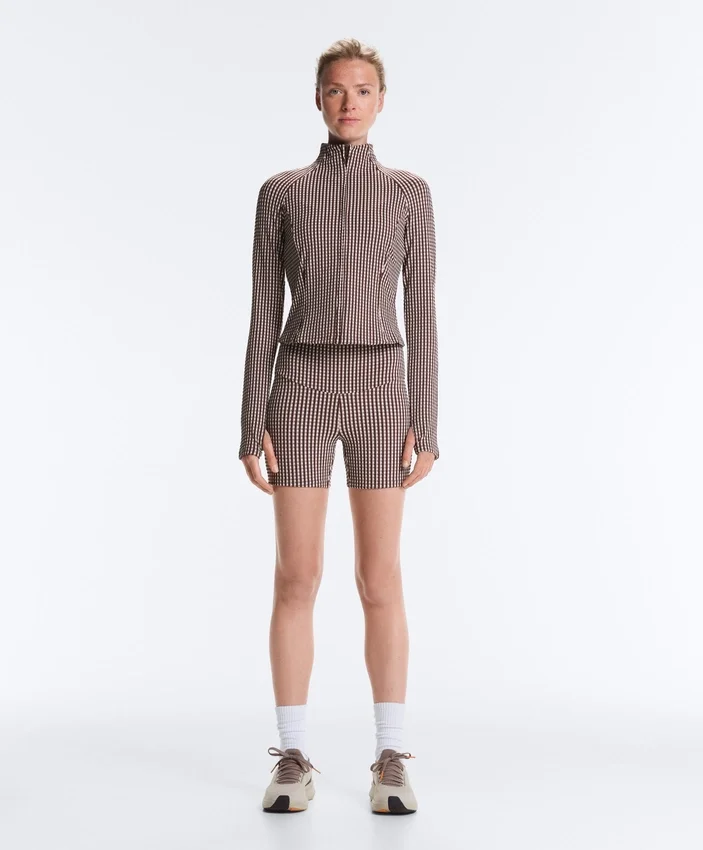 Chaqueta técnica de cuadros vichy Chaqueta técnica de cuadros vichy