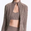 Chaqueta técnica de cuadros vichy Chaqueta técnica de cuadros vichy