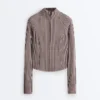 Chaqueta técnica de cuadros vichy Chaqueta técnica de cuadros vichy