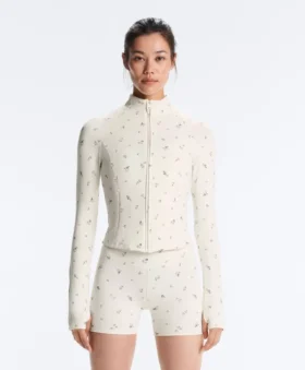 Chaqueta técnica Evermove con estampado floral