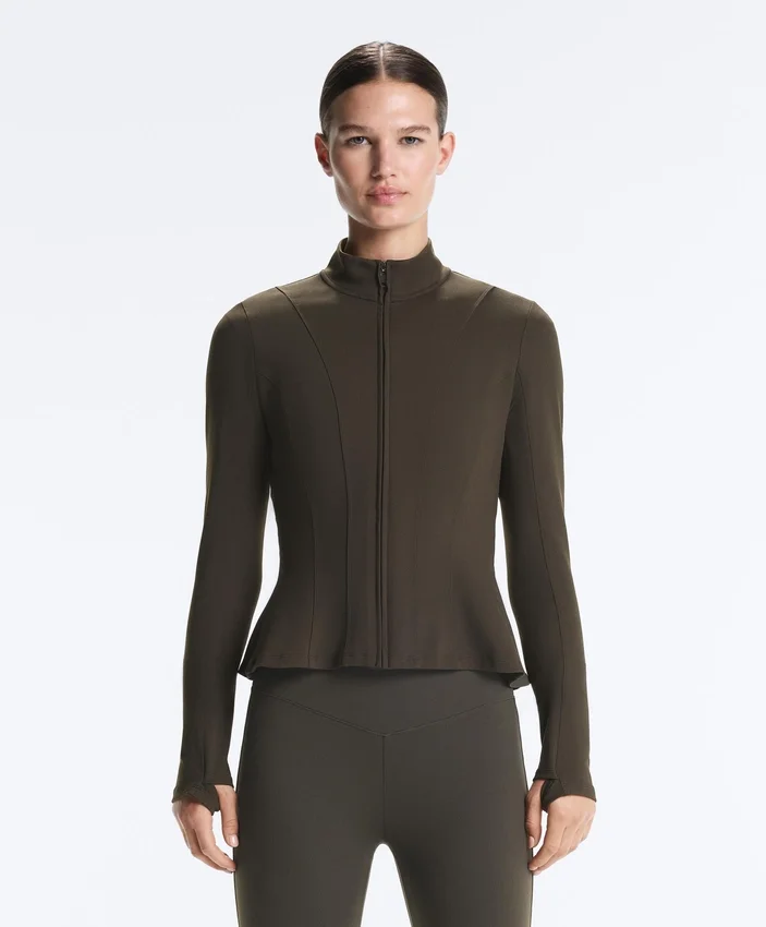 Chaqueta técnica Evermove con volantes Chaqueta técnica Evermove con volantes
