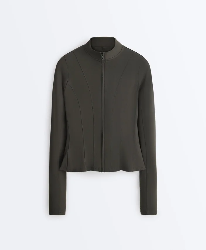 Chaqueta técnica Evermove con volantes Chaqueta técnica Evermove con volantes
