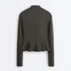 Chaqueta técnica Evermove con volantes Chaqueta técnica Evermove con volantes