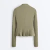 Chaqueta técnica Evermove con volantes Chaqueta técnica Evermove con volantes