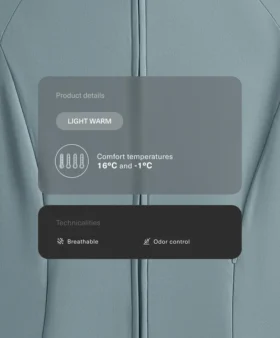 Chaqueta técnica ligera y cálida
