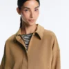 Chaqueta utilitaria de sarga con cinturón Chaqueta utilitaria de sarga con cinturón