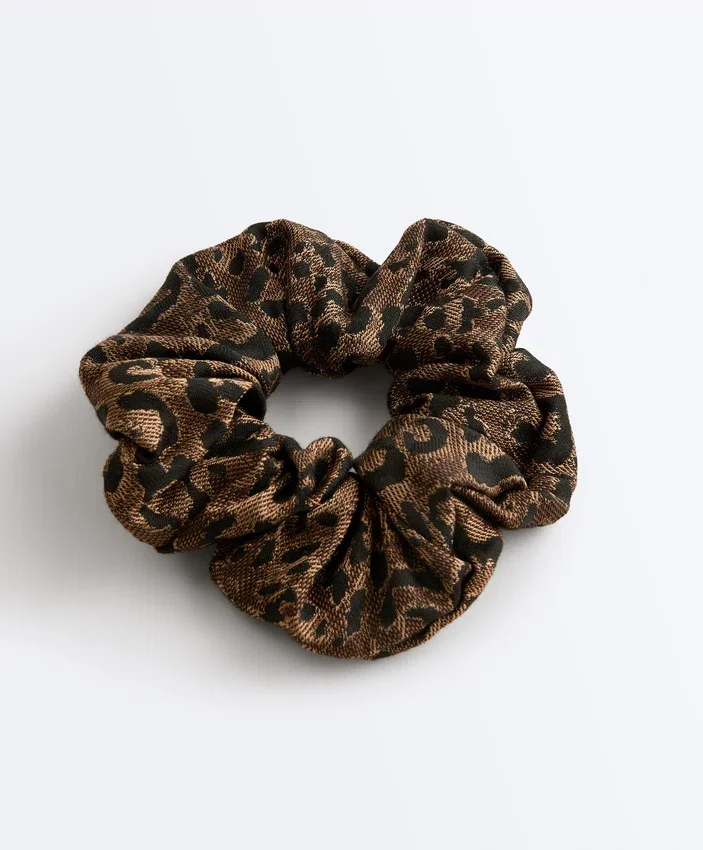 Coleteros grandes de jacquard de leopardo Coleteros grandes de jacquard de leopardo
