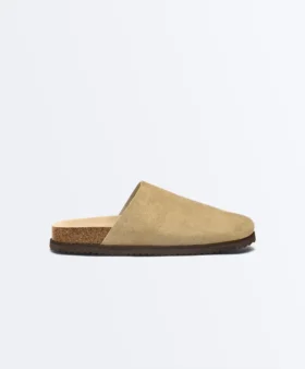 Mules de piel serrada