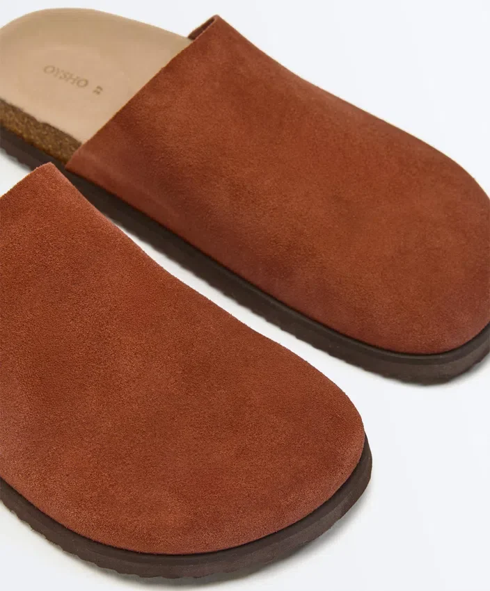 Mules de piel serrada Mules de piel serrada