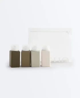 Neceser de viaje para 4 botellas Neceser de viaje para 4 botellas