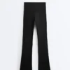 Pantalones acampanados Comfortlux de talle superalto
