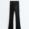 Pantalones acampanados Comfortlux de talle superalto