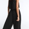 Pantalones acampanados de mezcla de modal