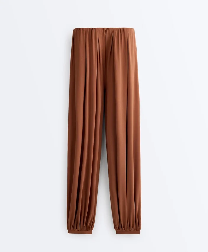 Pantalones acampanados de mezcla de modal Pantalones acampanados de mezcla de modal