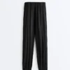 Pantalones acampanados de mezcla de modal
