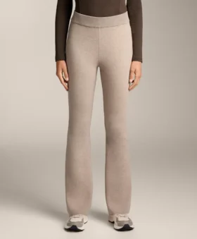 Pantalones acampanados de punto