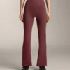 Pantalones acampanados de punto elástico Comfortlux de talle alto Pantalones acampanados de punto elástico Comfortlux de talle alto