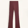 Pantalones acampanados de punto elástico Comfortlux de talle alto Pantalones acampanados de punto elástico Comfortlux de talle alto
