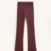Pantalones acampanados de punto elástico Comfortlux de talle alto Pantalones acampanados de punto elástico Comfortlux de talle alto