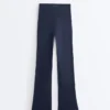 Pantalones acampanados de punto elástico Comfortlux de talle alto Pantalones acampanados de punto elástico Comfortlux de talle alto