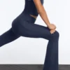 Pantalones acampanados de punto elástico Comfortlux de talle alto Pantalones acampanados de punto elástico Comfortlux de talle alto