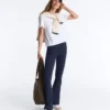 Pantalones acampanados de talle alto Comfortlux