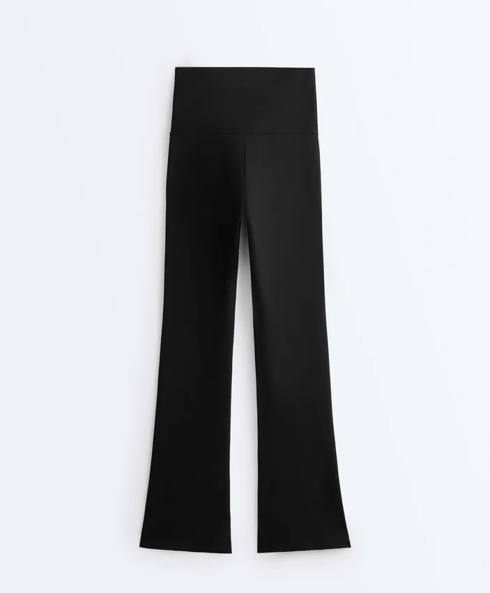 Pantalones acampanados de talle alto Comfortlux Pantalones acampanados de talle alto Comfortlux