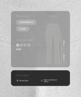 Pantalones acampanados de talle alto Comfortlux
