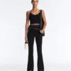 Pantalones acampanados de talle alto Comfortlux con lazo Pantalones acampanados de talle alto Comfortlux con lazo