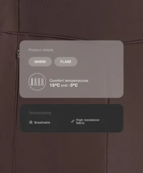 Pantalones acampanados de talle alto con bolsillos