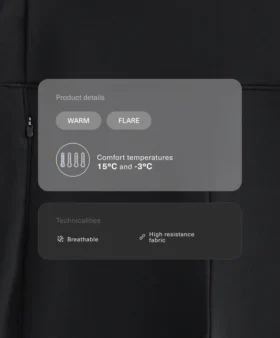 Pantalones acampanados de talle alto con bolsillos