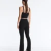 Pantalones acampanados de talle alto Evermove