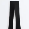 Pantalones acampanados de talle alto Evermove