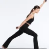 Pantalones acampanados de talle alto Evermove