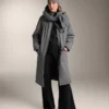 Pantalones acampanados de talle superalto con modal cepillado Pantalones acampanados de talle superalto con modal cepillado