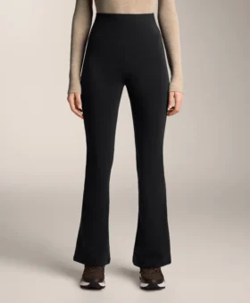 Pantalones acampanados extra cálidos sin costuras y de talle superalto