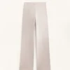 Pantalones acampanados sin costuras, de talle alto y súper cálidos