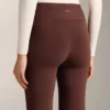 Pantalones acampanados sin costuras, de talle alto y súper cálidos